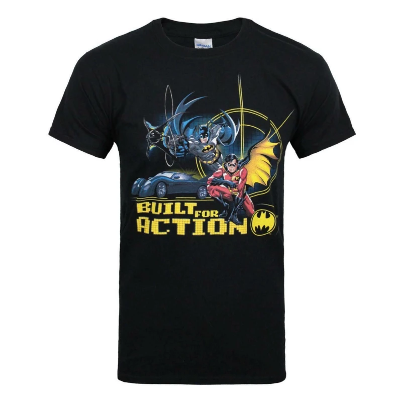 Image of (Large) DC Comics Short Sleeved T-Shirt (Mens Black)