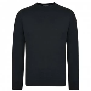 image of Paul And Shark Patch Sweatshirt - Black 011