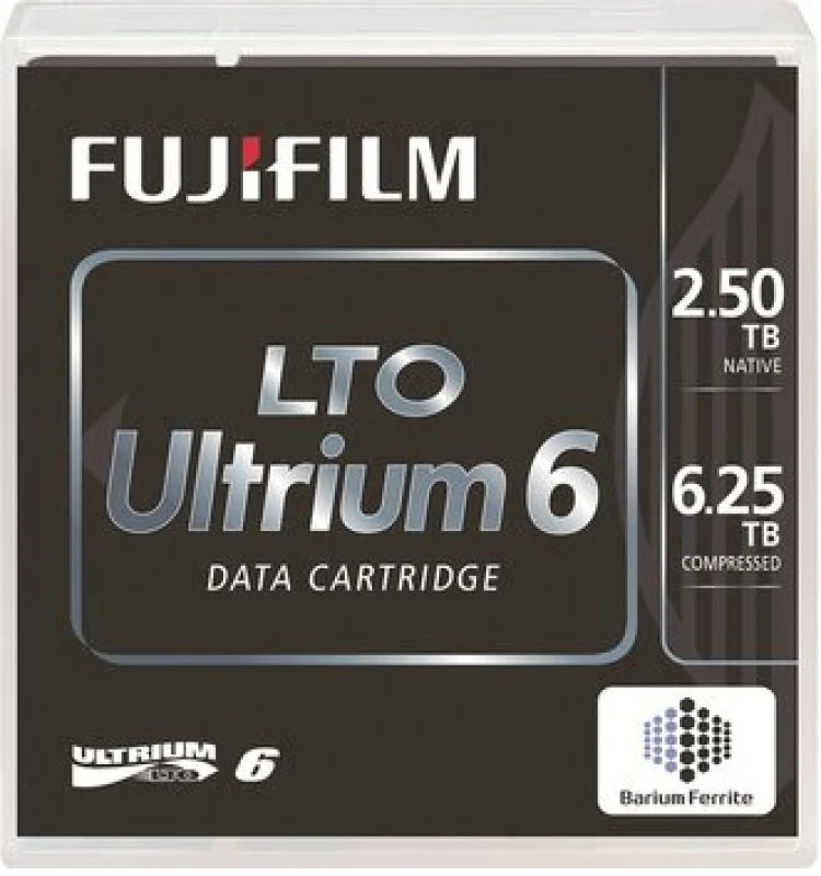 Image of Fujifilm LTO Ultrium 6 tape Blank data tape 2.5 TB 1.26 cm