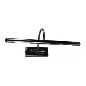 Image of Capri Traditional Picture Wall Light in Black Chrome