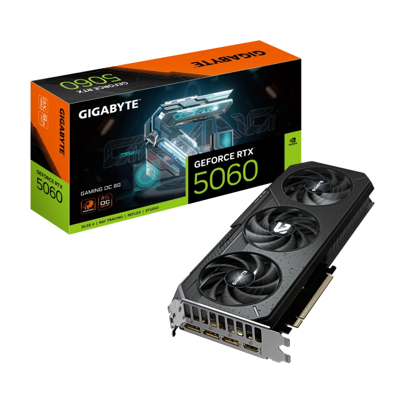 Image of Gigabyte GeForce RTX 5060 GAMING OC 8GB GDDR7 Graphics Card - GV-N5060GAMING OC-8GD