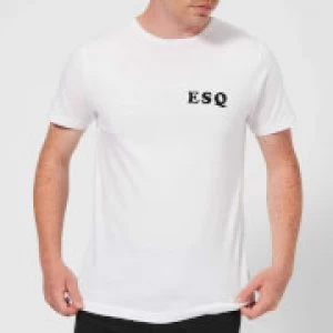 Image of ESQ T-Shirt - White - 5XL