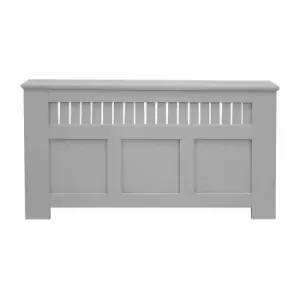 image of At Home Comforts Panel Painted Grey Radiator Cover Large