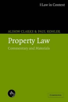 Image of Property Law by Alison Clarke Paperback
