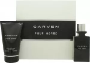 image of Carven Pour Homme Gift Set 50ml Eau de Toilette + 100ml Aftershave Balm