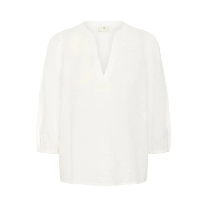 Image of Kaffe Womens long-sleeved blouse KAFFE Penelope Blanc Female 42
