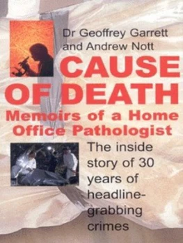 Image of Cause of Death by Geoffrey Garrett Paperback