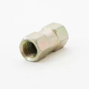 image of 1 x Female Brake Pipe Connector Tube Line Joiner Union 10mm x 1mm 3/16