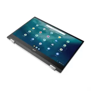 Image of ASUS Chromebook Flip CB5500FEA-E60071 notebook 39.6cm (15.6") Touch Screen Full HD Intel Core i3 8GB LPDDR4-SDRAM 128GB SSD WiFi 6 (802.11ax) Chr