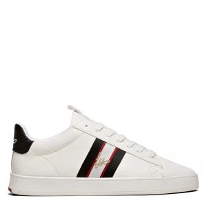 Image of Loyalti Legit Cup Webbing Trainers - White/Black/Red