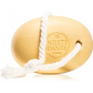 image of Nesti Dante Luxury Gold Body Cleanser on a Rope Natural Soap 150 g