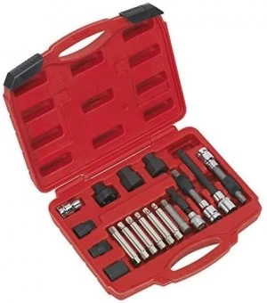 Image of Genuine SEALEY SX402 Alternator Freewheel Pulley Removal Set 18pc
