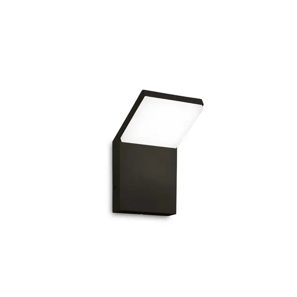 image of Style Integrated LED Outdoor Modern Wall Lamp Black 1100Lm 4000K IP54