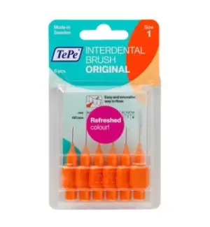 Image of TePe Interdental Brush Original 0.45mm Orange 6 pcs