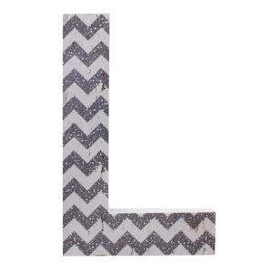 Image of Letter L Wall Plaque