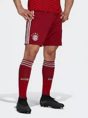 Image of adidas Fc Bayern 21/22 Home Shorts, Red Size M Men