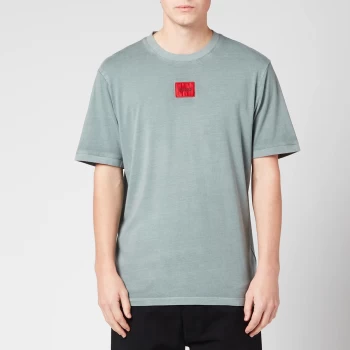 Image of Hugo Boss Logo Patch Crewneck T-Shirt Pastel Black Size M Men