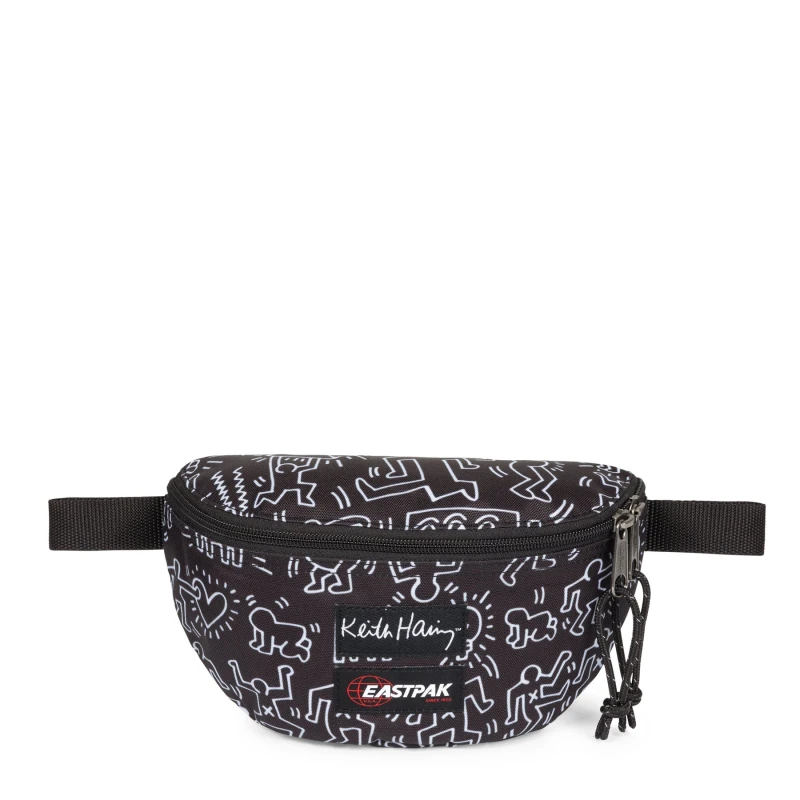 Image of Eastpak Springer banana bag Eastpak x Keith Haring Springer Noir Unisex 2 L