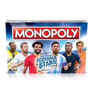 image of World Football Stars 2021 Monopoly Board Game