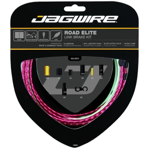 image of Jagwire Road Elite Link Brake Cable Kit Red