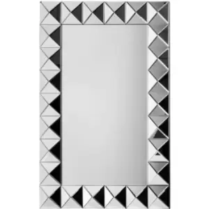 image of 3D Effect Rectangular Wall Mirror - Premier Housewares