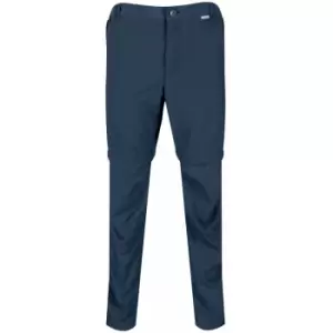 Image of Regatta Mens Leesville II Zip Off Trousers (34S) (Moonlight Denim)