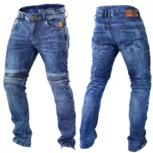 Image of Trilobite Micas Urban Motorcycle Jeans, blue, Size 30, blue, Size 30
