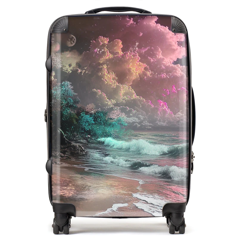 Image of Designer Luggage Elena Sable: 00003 Suitcase Size: Large Multicolor Unisex Large