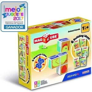 Image of Magicube Animal Friends 4 Cubes Geomag Set
