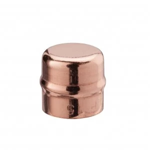 image of Wickes Solder Ring End Cap - 15mm Pack of 2