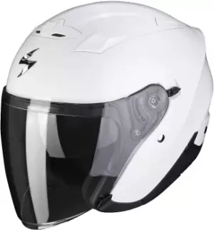 Image of Scorpion EXO-230 Solid Jet Helmet, white, Size 2XL, white, Size 2XL
