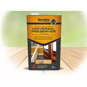 image of Barrettine Universal Wood Preserver - Clear - 5L