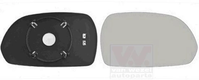Image of VAN WEZEL Wing mirror glass VAN WEZEL 8218838