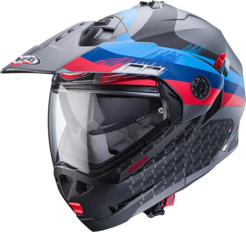 Image of Caberg Tourmax X Sarabe Gray Blue Modular Helmet Size L