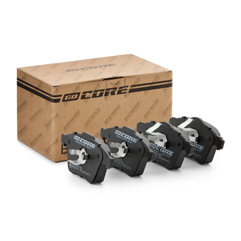 Image of goCORE GCD020334 Brake pad set not prepared for wear warning indicator Brake Pad Set,disc brake (402)