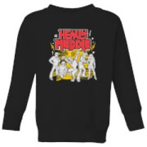 image of Scooby Doo Heavy Meddle Kids Sweatshirt - Black - 11-12 Years