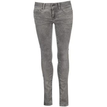 Image of G Star Midge Mid Skinny Jeans Womens - marble wash