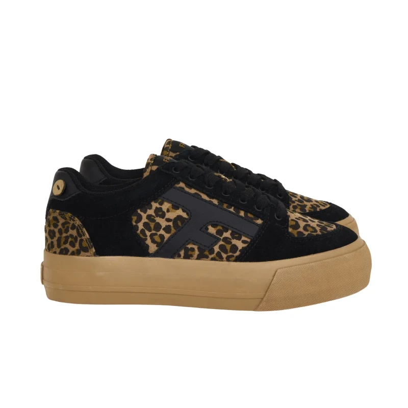 Image of Faguo Womens Trainers Faguo Walnut Platform Noir Female 36
