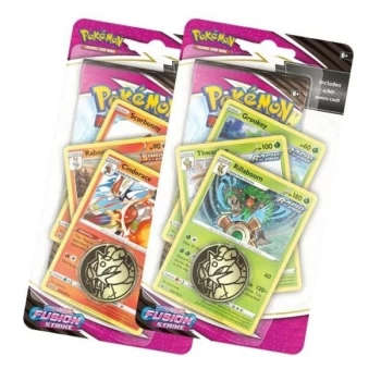 Image of Pokemon TCG: Sword & Shield 8 Fusion Strike Premium Checklane Blister - One At Random