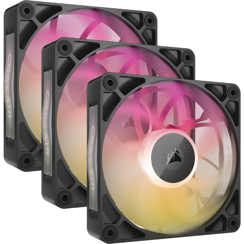 Image of Corsair iCUE LINK RX120 MAX RGB Computer case Fan 12cm Black 3 pc(s)