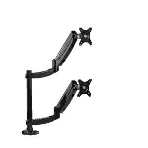 image of Fellowes Platinum Series Dual Stacking Monitor Arm 8043401