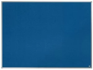 Image of Value Noticeboard Blue Felt 1200x900mm