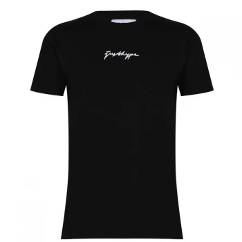 image of Hype Scribble Logo Mens T-Shirt - Black