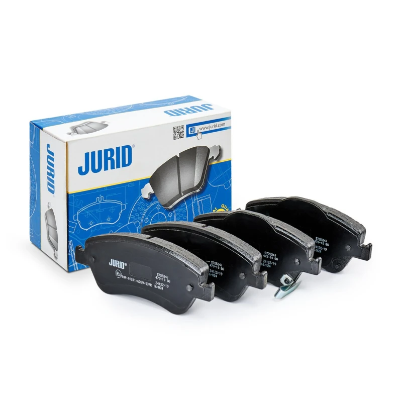 Image of JURID 572524J Brake pad set with acoustic wear warning, without accessories Brake Pad Set,disc brake (402)