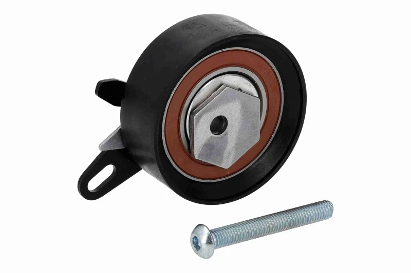 Image of VAICO V10-2094 Tensioner Pulley, timing belt with screw, Original VAICO Quality Plastic Tensioner Pulley,timing belt (308)