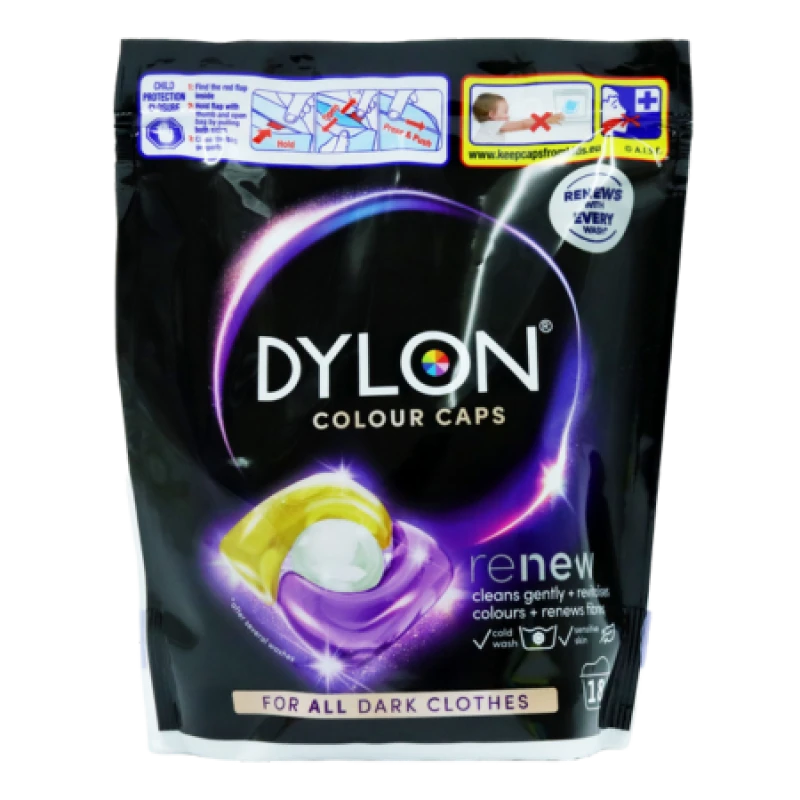 Image of Dylon Colour Pyykinpesukapselit Tummille Vaatteille a 18 kpl DYL-536154