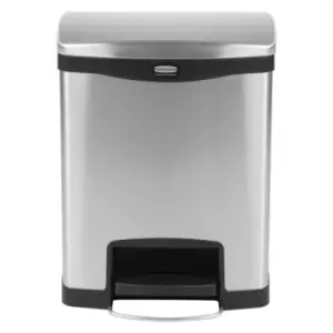 Image of Slim Jim 30L/8g Front Step Metal Step-on Dual Liner Black