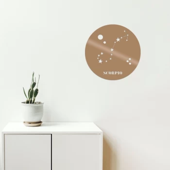 Image of Scorrp?o Horoscope - Copper Copper Decorative Metal Wall Accessory
