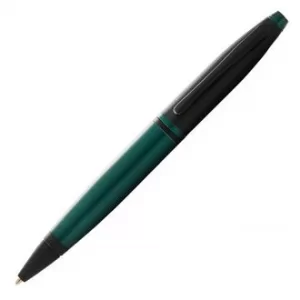 image of Cross Calais Matte Green and Black Ball Pen