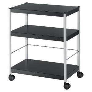 Fast Paper Multipurpose Three Shelf Trolley - Medium